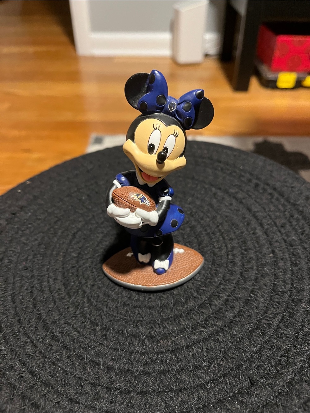 Minnie Mouse Ravens Football Fan